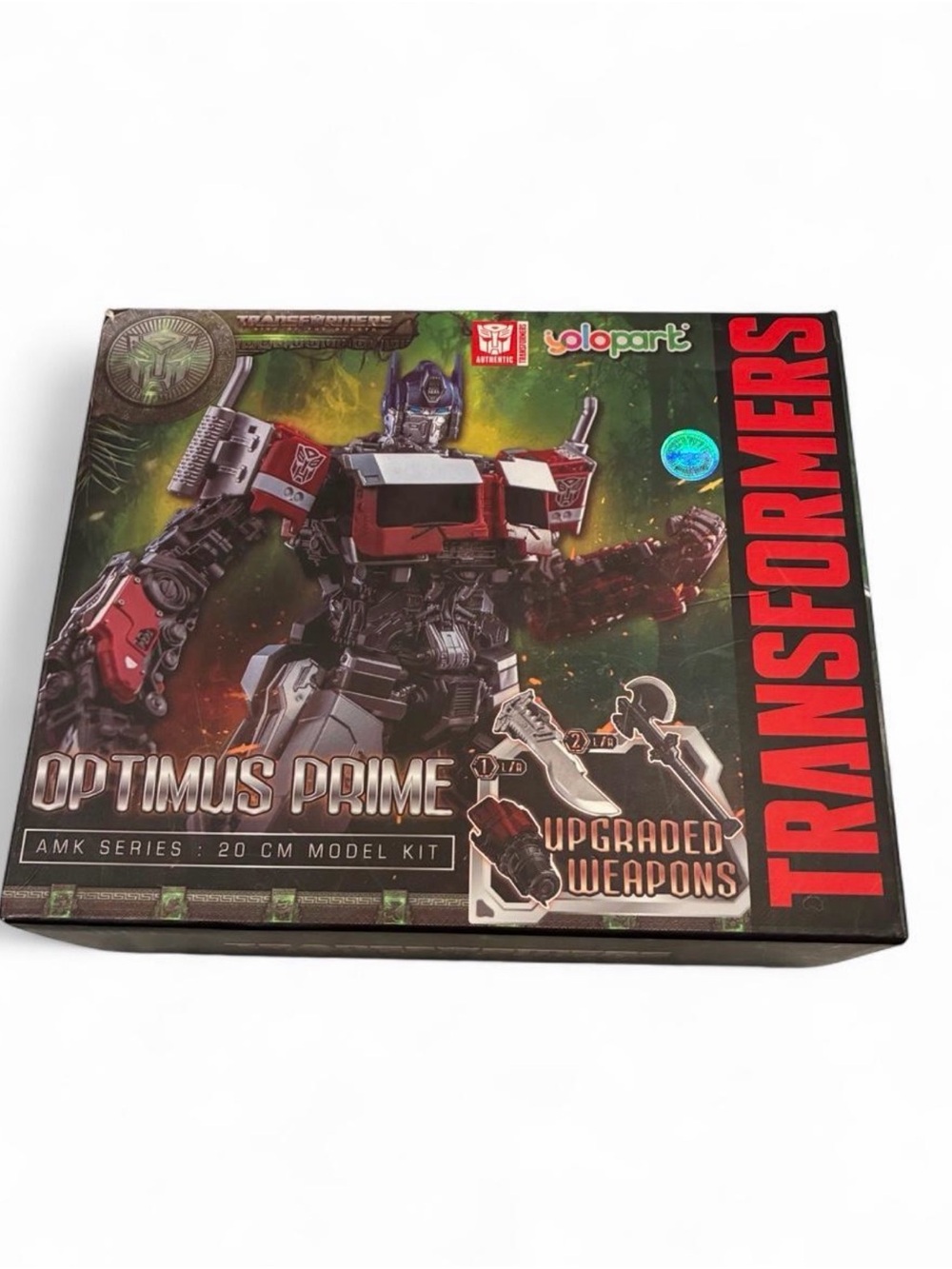 Optimus Prime Transformers Model Kit - Red & Black